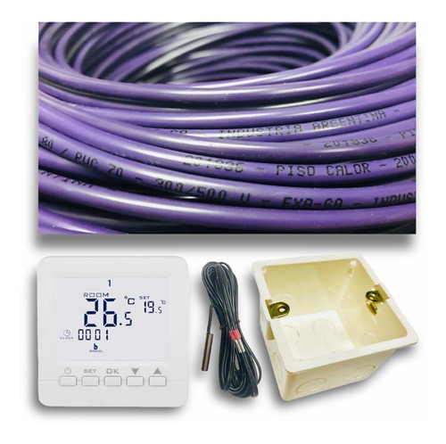 Kit Losa Radiante Eléctrica Termostato Digital 450w 4,00m2