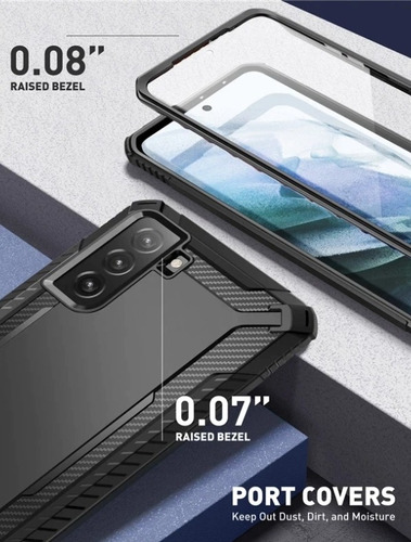 Imagem 5 de 6 de Capa Anti-impacto 360 Fullbody Para Samsung S21 6.2 Clayco