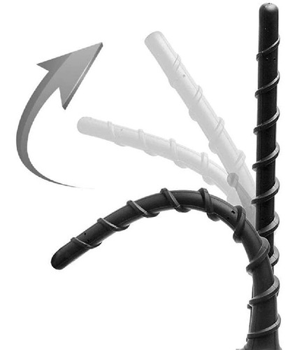 Imagen 4 de 5 de Antena Corta Compatible Jeep Wrangler Goma Flexible 8 Inch