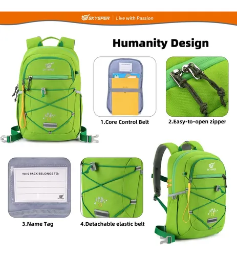 Skysper Mochila Para Niños - Mochila De Viaje De 15 Litros E | Envío gratis