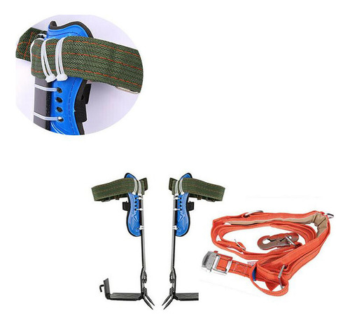 L0d Árbol Ajustable Escalando Espolones Y Correas De