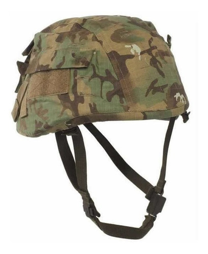 Forro Camuflado Mil Tec Con Velcro Para Cascos Militares 