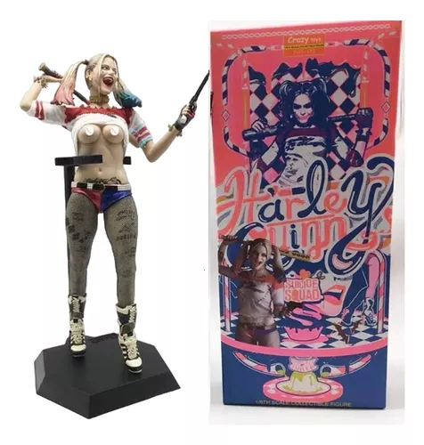 Boneca Arlequina Action Figure Harley Quinn.