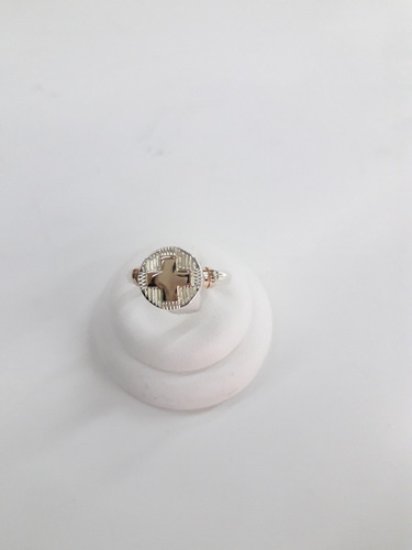 Anillo Enfermera En Plata Y Oro