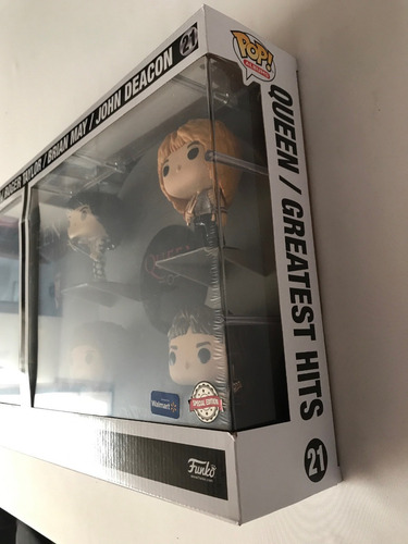 Funko Pop Album 21 Queen Greatest Hits 4 Figuras Walmart Exc (Usado)