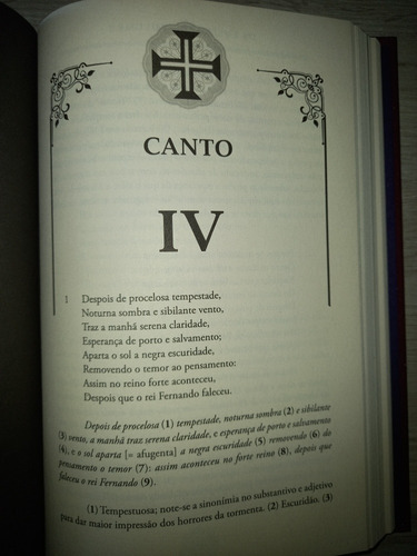 Livro Os Lusíadas Volume 1 De Camões - Comentado