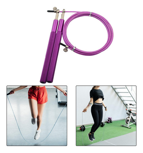 2 Cuerda Para Saltar Cuerda Para Saltar De Púrpura Fino