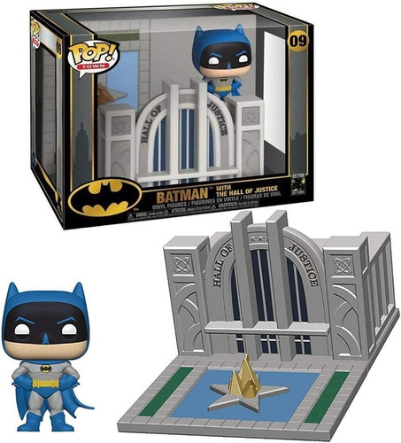 Funko Pop! Town - Batman With The Hall Of Justice - Dc Comic