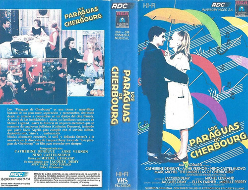 Los Paraguas De Cherbourg Vhs Catherine Deneuve Anne Vernon