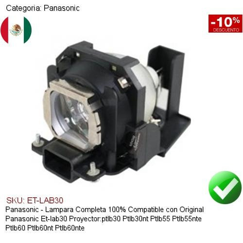 Lampara Compatible Panasonic Et-lab30 Ptlb30 Ptlb55 Ptlb60