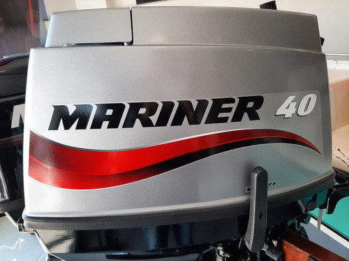 Imagen 2 de 8 de Motor Fuera De Borda Mariner 40hp 2t Manual 0hs C/ Caña.