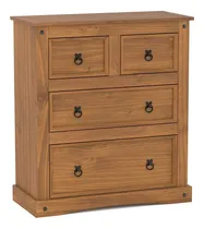 Comprar La Cueva Muebles Comoda 4 Cajones - Cajonera - Dormitorio - Madera B\u002Fn- Lcm Color Roble