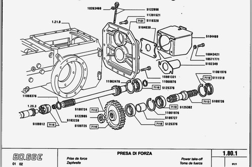 Manual De Repuestos Tractor Fiat 80.66e