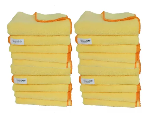 comprar Kit Com 20 Flanelas De Microfibra Premium 40x60 Autoamerica
