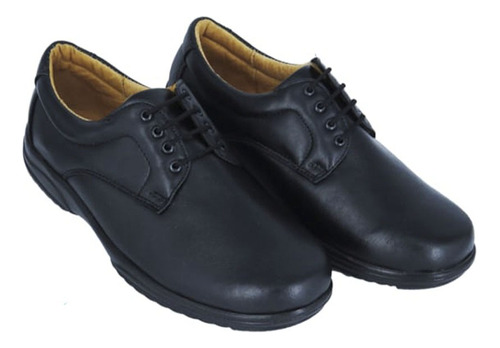 Zapato Negro De Caballero De Piel 2 Pares Mod.4010 Mod.4020