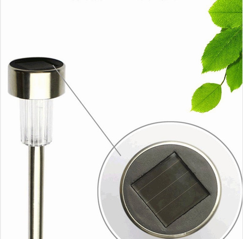 Imagen 6 de 10 de Lámpara Luz Solar Jardín Decoración Impermeables 10pc