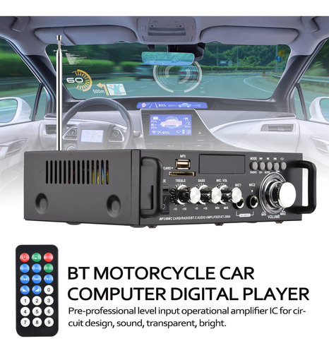 1 Amplificador De Potencia D/audio D/12v/110v 300w+300w