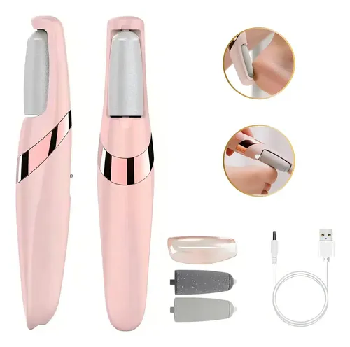 Lixadeira Esfoliador Elétrico Lixa Pé Calos Recarregável Usb