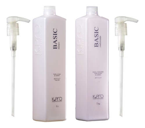 Kit Kpro Basic Shampoo E Condicionador Sedosidade E Brilho