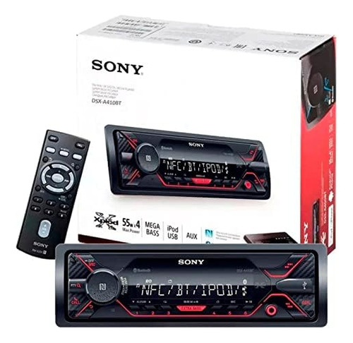 Receptor Coche Sony Dsx-a410bt Bluetooth Usb Aux Estéreo