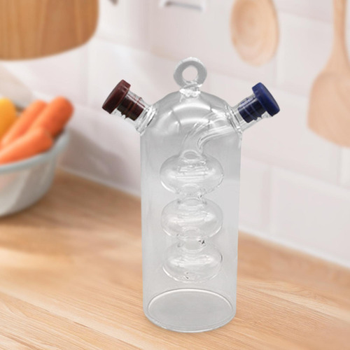 Suministros De Cocina Botellas De Vidrio Para Aceite Derecho