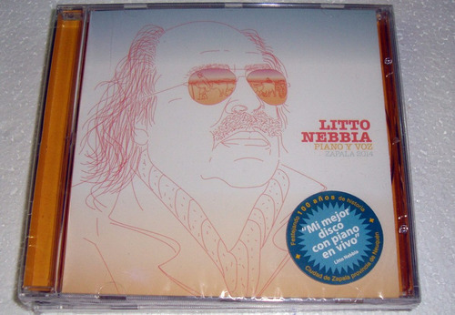 Litto Nebbia Piano Y Voz Zapala 2014 Cd Sellado / Kktus