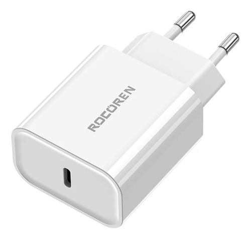 Carregador Rápido Usb-c 20w Pd Para iPhone 15 Rocoren
