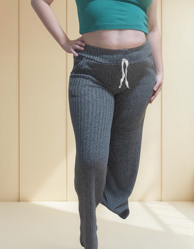 Pantalòn Palazzo De Lanilla Morley Con Bolsillos
