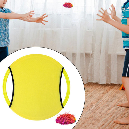De Paleta De Cuerda Con Trampolín Para Actividades Amarillo