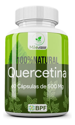 Quercetina Pura 500 Mg 60 Capsulas. Orgánica. La Mejor!