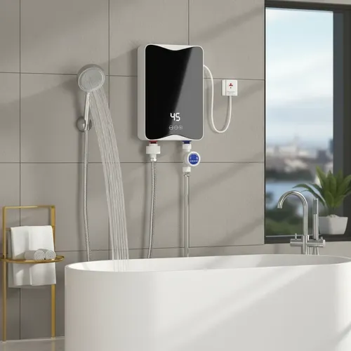Chuveiro Elétrico Com Aquecedor Elétrico Inteligente De , 220v