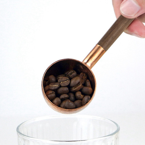 Alta Calidad Cuchara Medidora De Granos De Café, Madera