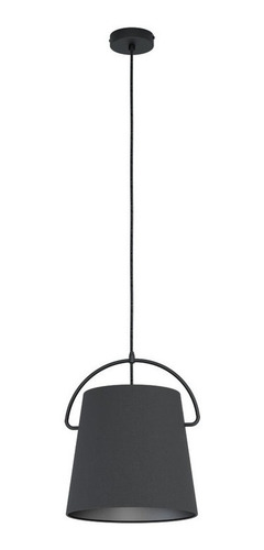Lámpara Colgante Granadillos Acero Negro 40w Ip20 39865