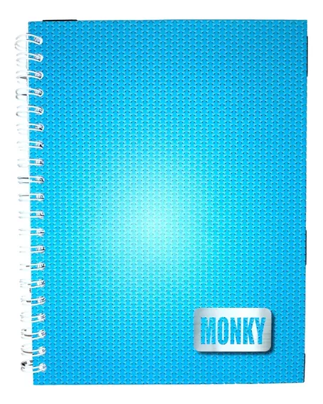 Cuaderno Profesional Cuadro Ch De 100 Hojas Monky Pasta Dura