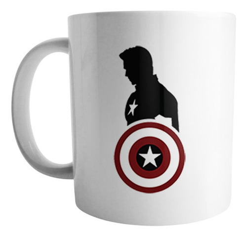 Mug Pocillo Capitan America X4