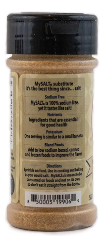 Sustitutos De Sal Sazonados Mysalt 400 G