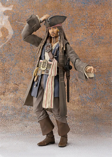 Figura De Acción Shf Caribbean Toy Captain Jack Sparrow, Pir