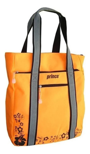 Cartera Prince Dama Tote Naranja Fluo Diseño De La Tela Liso