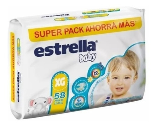 2 Packs Pañales Estrella Baby Superpack En Todos Los Talles