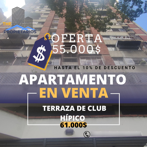 Apartamento En Venta Terraza De Club Hípico- Caracas