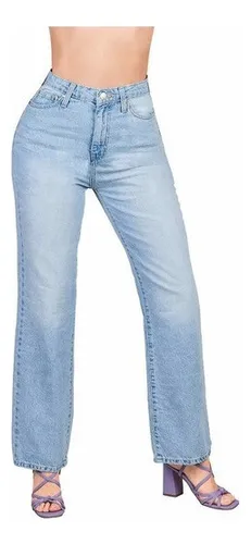 Jeans Corte Recto Mujer Color Mezclilla 200-89 Cklass