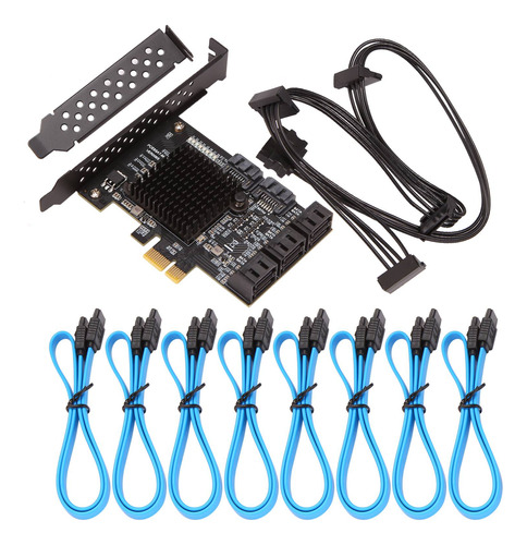 Tarjeta Pcie De 8 Puertos, Tarjeta Pcie 3.0 De 6 Gbps, Pcie