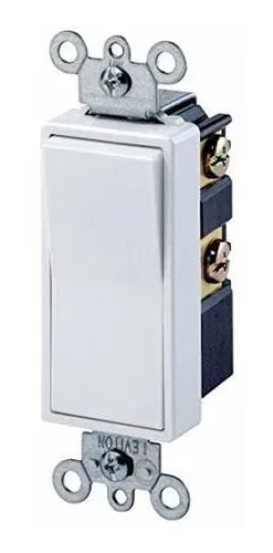 comprar Leviton 5604-2 W, 15 Amperios, 120\u002F277 Voltios, Decora Rocke