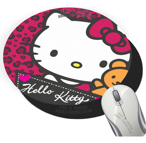 Pad Mouse Hello Kitty Gato Kawaii Tierno Caricatura