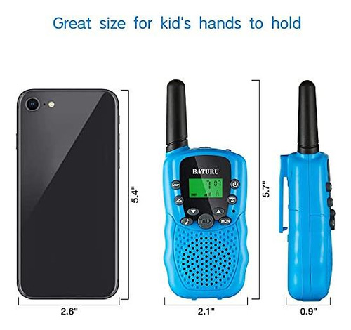 Walkie Talkies 3 Radios Niños Regalo Navidad