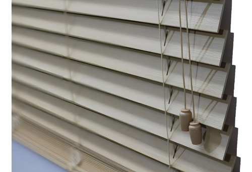 Persiana Horizontal Pvc 50mm Bege 80 L X 160 A Cm Bandô 0,80