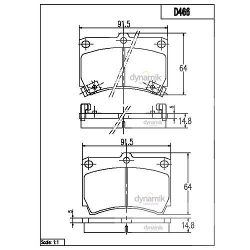 Balatas Delanteras Ford Escort 1991-1993 Semimet 7219d466