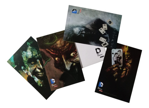 Batman Arkham Asylum Edición Dc Experience Mx Postales Bolsa