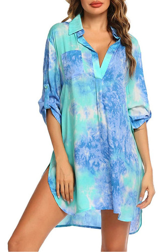 Trajes De Baño Camisa De Playa Para Mujer Bikini Ropa De Pla