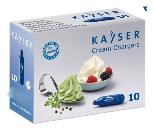 Capsulas Nitrogeno Cremera Cargas X 10un N20 Kayser Original